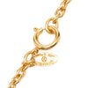 Chanel CC Gold Plated Quilted Pendant Necklace Secondhand