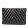 Saint Laurent Calfskin Matelasse Monogram Document Holder Secondhand