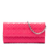 Dior Bicolor Lambskin Cannage Lady Dior Wallet on Chain Secondhand