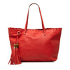 Gucci Calfskin Peggy Braided Tote Secondhand