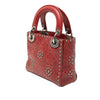 Dior Mini Embossed Calfskin Cannage Studded Flower Lady Dior Secondhand