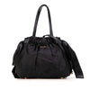 Prada Tessuto Logo Bow Satchel Secondhand