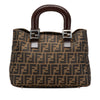Fendi Small Zucca Canvas Twins Tote Secondhand