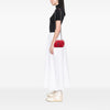 Saint Laurent Baby Sheepskin Chevron Classic Monogram Chain Bag Secondhand