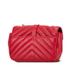 Saint Laurent Baby Sheepskin Chevron Classic Monogram Chain Bag Secondhand