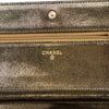 Chanel Quilted Iridescent Lambskin Tartan Button Wallet On Chain Secondhand