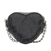 Balenciaga Mini Lambskin Motocross Le Cagole Heart Chain Bag Secondhand