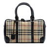 Burberry Medium Haymarket Check Canvas Alchester Bowling Bag Secondhand
