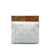 Bottega Veneta Lambskin Maxi Intrecciato The Snap Clutch Secondhand