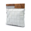 Bottega Veneta Lambskin Maxi Intrecciato The Snap Clutch Secondhand