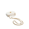 Chanel Mini Quilted Glazed Calfskin Pearl Side Flap Secondhand