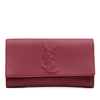 Saint Laurent Large Leather Belle de Jour Clutch Secondhand