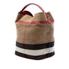 Burberry Medium Mega Check Canvas Ashby Bucket Bag Secondhand