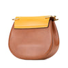 Chloé Small Bicolor Smooth and Grained Calfskin Drew Crossbody Secondhand