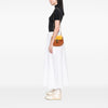 Chloé Small Bicolor Smooth and Grained Calfskin Drew Crossbody Secondhand