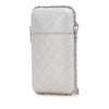 Secondhand Chanel CC Quilted Lambskin Chain Around Phone Holder