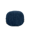 Chanel Quilted Denim Trip Vanity Case with Chain Secondhand