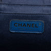 Chanel Quilted Denim Trip Vanity Case with Chain Secondhand