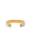 Louis Vuitton Gold Tone Monogram Jonc Cuff Bracelet Secondhand