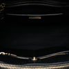 Prada Bicolor Saffiano Trimmed City Calf Double Zip Satchel Secondhand