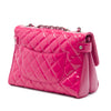 Chanel Large CC Quilted Patent Double Compartment Flap Secondhand