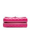 Chanel Large CC Quilted Patent Double Compartment Flap Secondhand