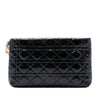 Dior Patent Cannage Panarea Clutch Secondhand