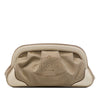 Prada Canvas Canapa Logo Frame Clutch Secondhand