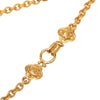 Chanel Gold Plated CC Clover Pendant Necklace Secondhand