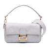 Fendi Medium Striped Canvas Baguette Satchel Secondhand