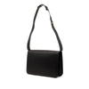 Ferragamo Leather Wooden Gancini Shoulder Bag Secondhand