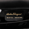 Ferragamo Leather Wooden Gancini Shoulder Bag Secondhand