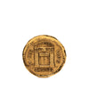 Chanel Gold Plated 31 Rue Cambon Medallion Pin Brooch Secondhand
