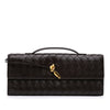 Bottega Veneta Lambskin Intrecciato Andiamo Clutch Secondhand