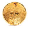 Secondhand Chanel Gold Plated 31 Rue Cambon Round Brooch