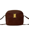 Ferragamo Lizard Embossed Leather Vara Crossbody Secondhand