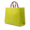 Fendi Medium Zucca Embossed Leather Sunshine Shopper Tote Secondhand