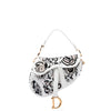 Dior Mini Calfskin Embroidered and Beaded Saddle Bag Secondhand