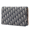 Dior Oblique Canvas Saddle Pouch Wallet on Chain Secondhand