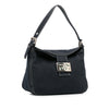 Fendi Canvas FF Marble Double Flap Shoulder Bag Secondhand