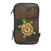 Louis Vuitton Nigo Giant Damier Ebene Tortoise Double Phone Pouch Secondhand