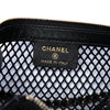 Chanel CC Mesh and Shiny Lambskin Clutch with Chain Secondhand