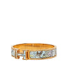 Hermès Narrow Enamel Dans Les Nuages Clic H Bracelet PM Secondhand