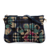 Burberry Haymarket Check Canvas Floral Print Peyton Crossbody Secondhand