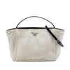 Prada Linen Blend Satchel Secondhand