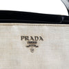 Prada Linen Blend Satchel Secondhand