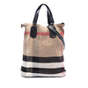 Burberry Mega Check Canvas Tottenham Brit Satchel Secondhand