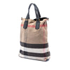Burberry Mega Check Canvas Tottenham Brit Satchel Secondhand