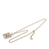Chanel CC Gold Plated Strass Perfume Bottle Pendant Necklace Secondhand