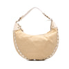 Fendi Canvas Studded Hobo Secondhand